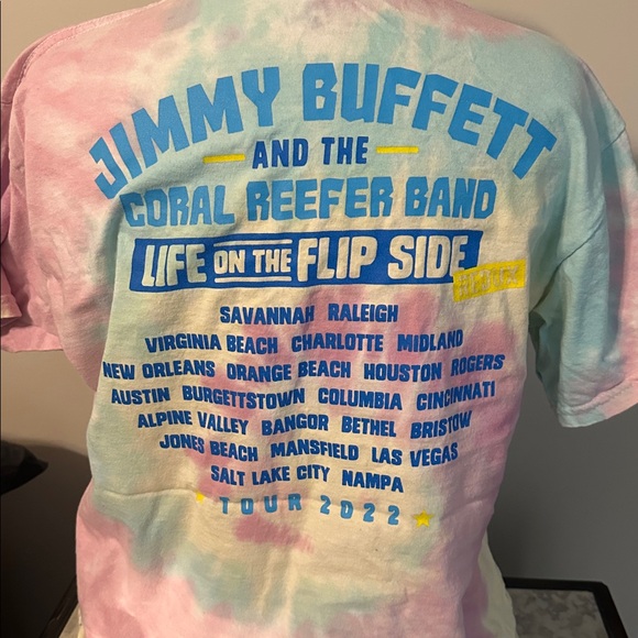 Jimmy Buffet Tie-Dye Graphic T-Shirt - Picture 2 of 3